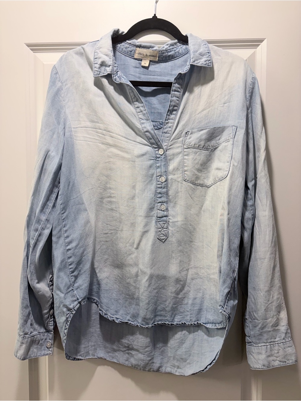 cloth & stone Light Blue Denim Shirt